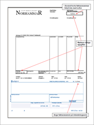 Correctly designed invoice