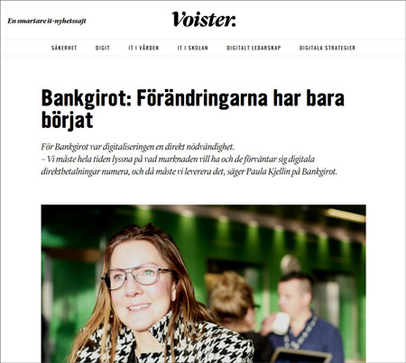 Voister intervjuar vår business developer